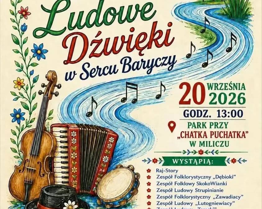 Przegląd Zespołów i Kapel Ludowych w Miliczu – 20 września 2026