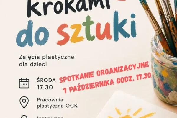 Zajęcia plastyczne dla dzieci w OCK – Małymi krokami do sztuki