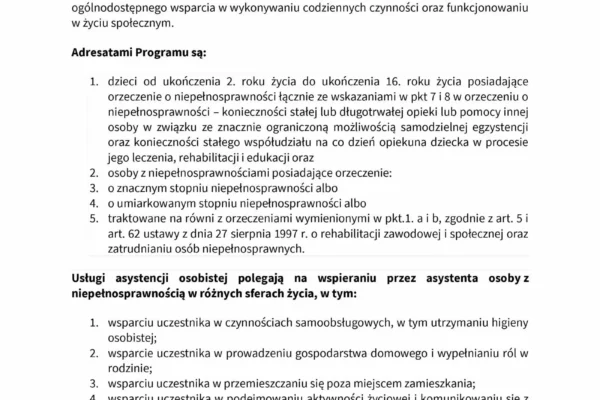 Mikstat: Rusza nabór do programu „Asystent osobisty osoby z niepełnosprawnością” – edycja 2027