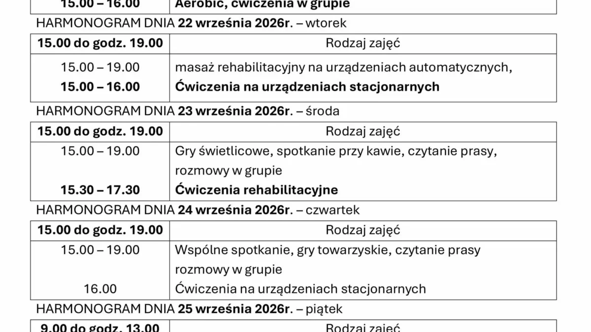 Klub Senior+ w Mikstacie zaprasza na tydzień pełen atrakcji