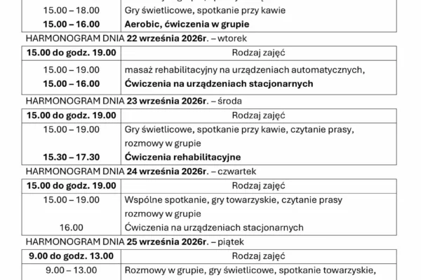 Klub Senior+ w Mikstacie zaprasza na tydzień pełen atrakcji