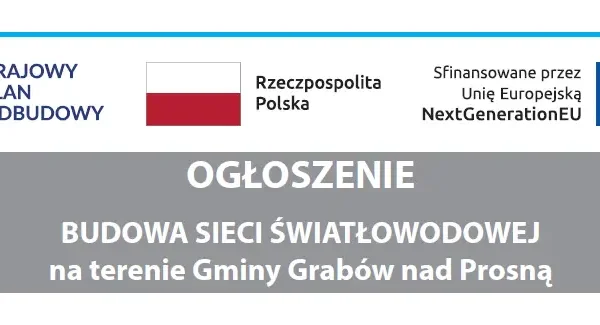 Grabów nad Prosną: trwa budowa otwartej sieci szerokopasmowej
