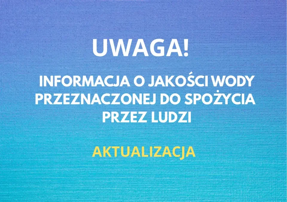 Woda z wodociągu Grabów nad Prosną ponownie bezpieczna – sanepid potwierdza poprawę jakości