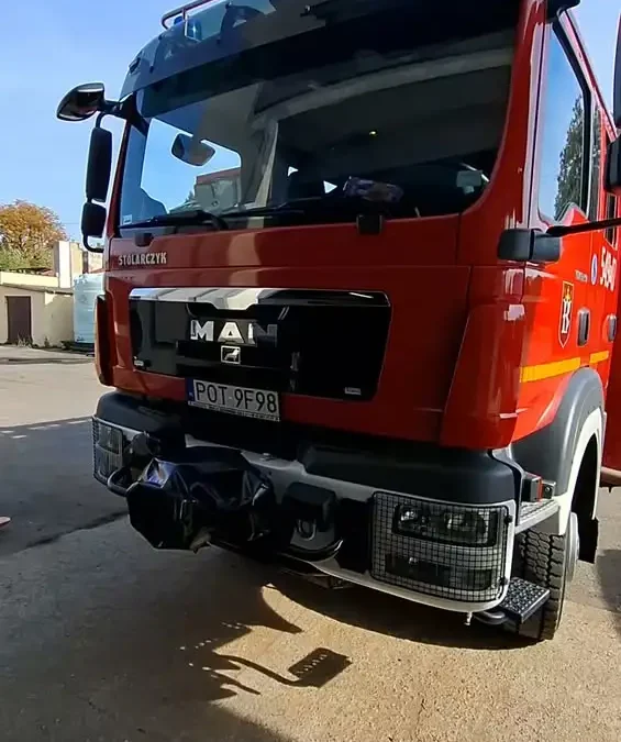 OSP KSRG Kraszewice doposażyła swój wóz bojowy MAN