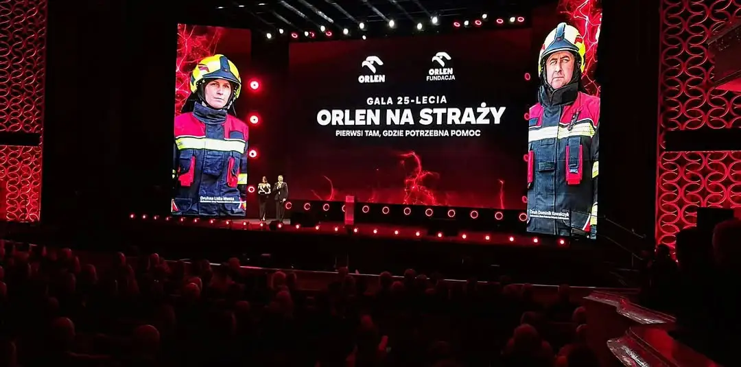 OSP Mielcuchy na gali „ORLEN Na Straży” w Warszawie