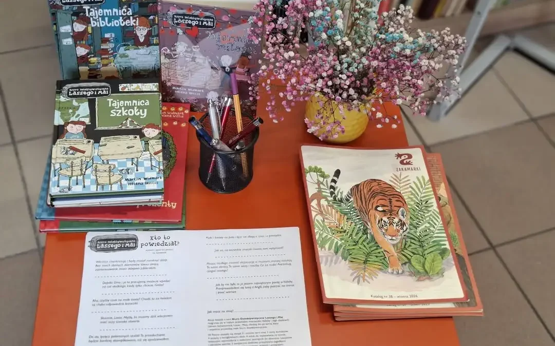 Interaktywna wystawa „Lasse i Maja. Kto to powiedział?” w bibliotece w Kraszewicach