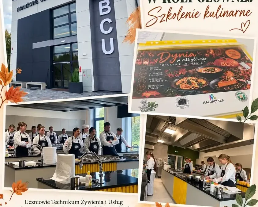 Uczniowie z Ostrzeszowa szkolą się z dyni w Myślenicach