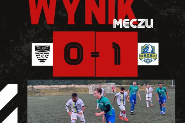 Porażka 0:1 z Orłem Mroczeń. Czerwona kartka dla Antoniego Adamskiego