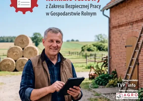 KRUS Ostrzeszów zaprasza rolników do konkursu o bezpiecznej pracy