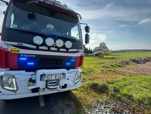 Akcja ratunkowa w Klonie: LPR i strażacy na miejscu