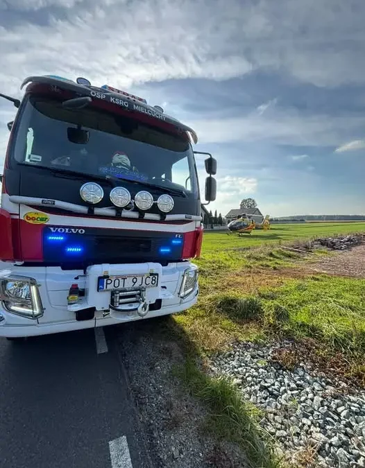 Akcja ratunkowa w Klonie: LPR i strażacy na miejscu