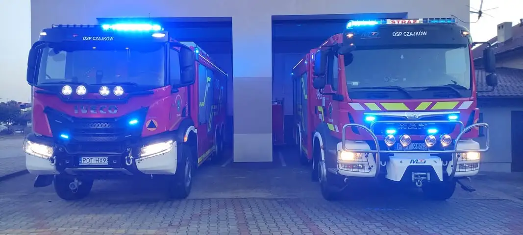 Hołd dla strażaków z Niska – syreny zawyły w całej Polsce