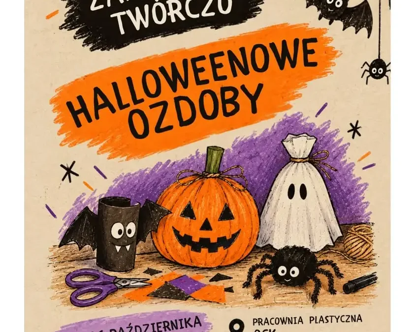Halloweenowe warsztaty dla dzieci w OCK – zapisy trwają