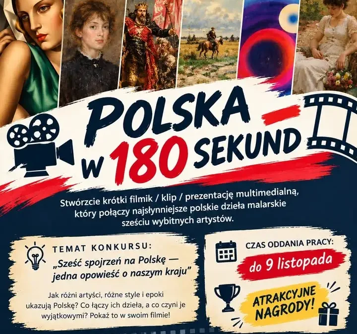 Konkurs „Sześć spojrzeń na Polskę” w Zespole Szkół nr 1 w Ostrzeszowie